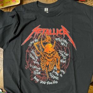 Metallica Black Tour T-Shirt